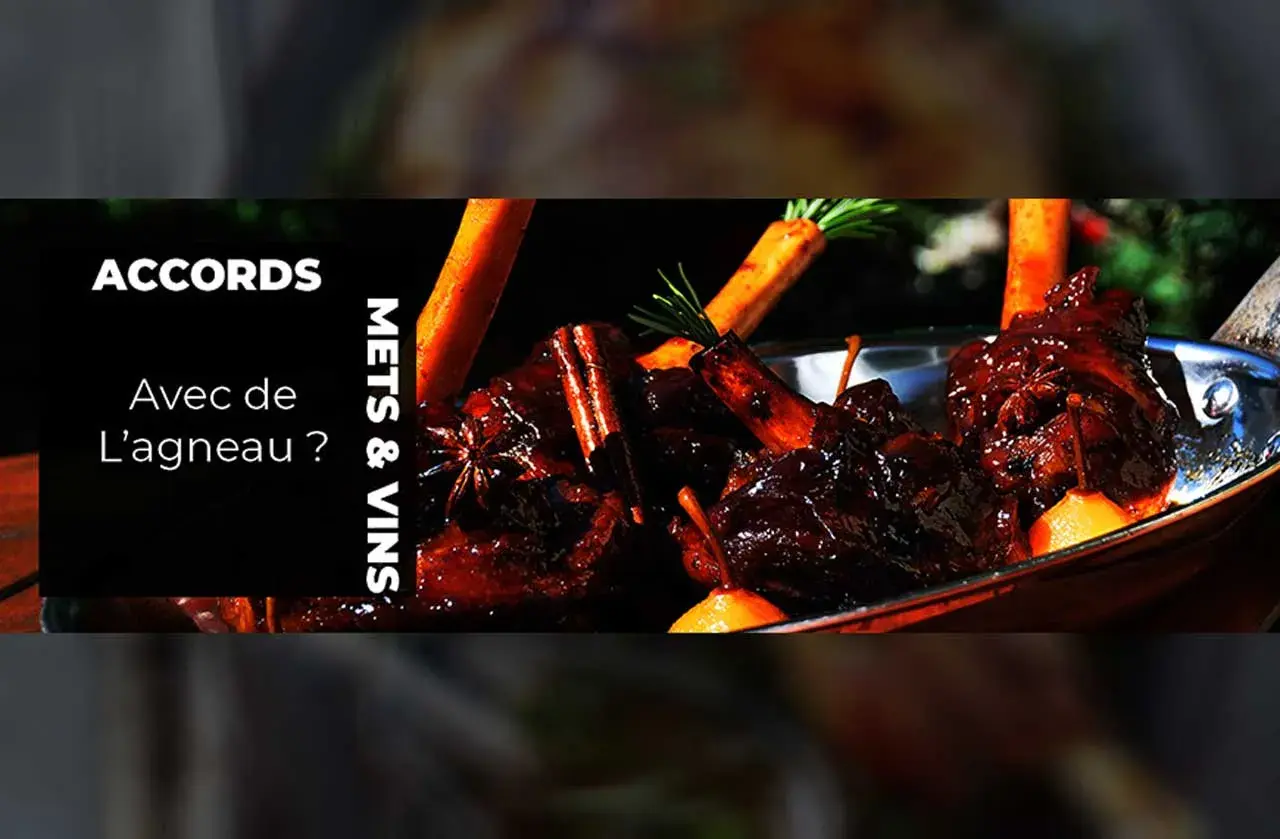 Accords mets & vins : quel vin avec agneau ? Un plat savoureux de jarrets d'agneau braisés aux épices et carottes.