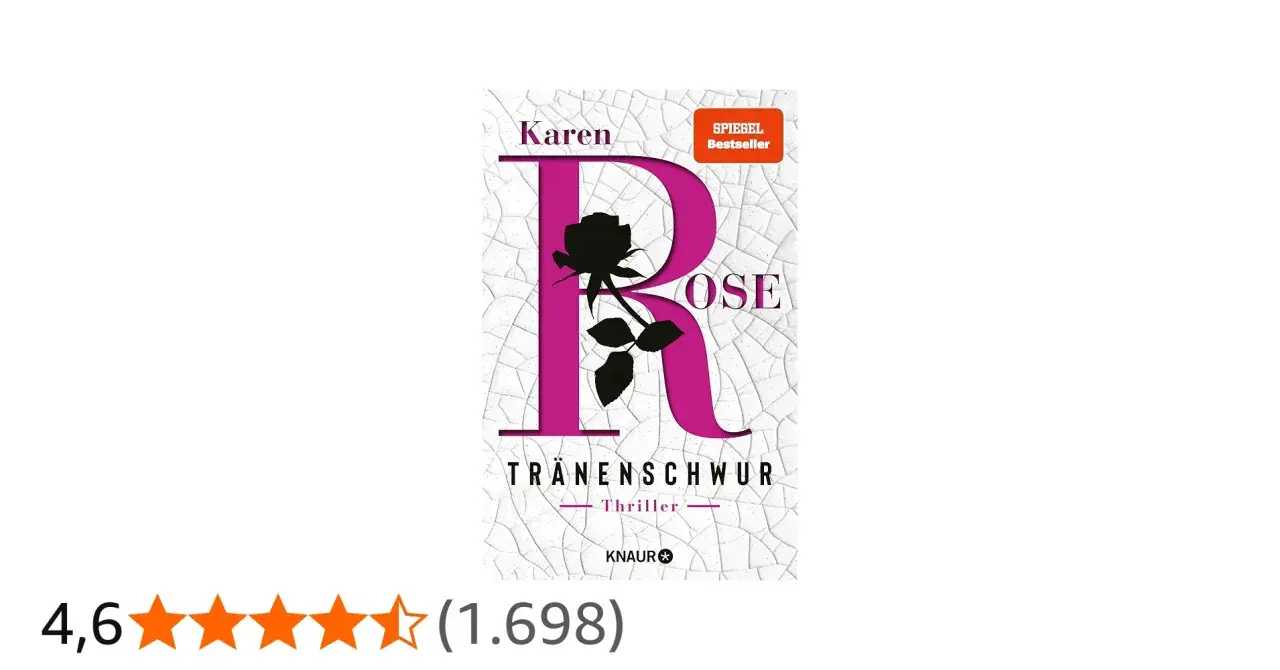 Karen Rose Sacramento-Reihe Band 3: Tränenschwur. Ein SPIEGEL Bestseller Thriller von Karen Rose.