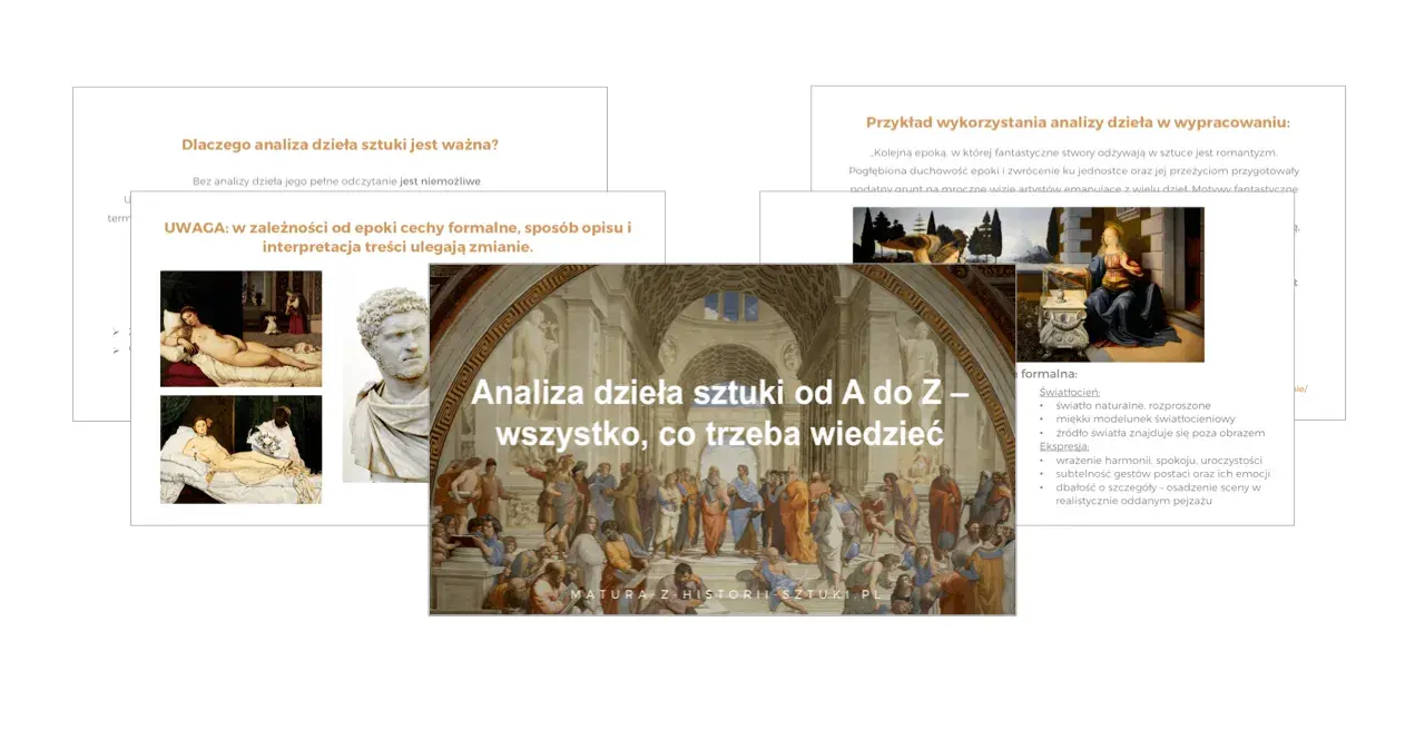 Analiza dzieła sztuki od A do Z. Kluczowe pojęcia i przykłady, jak interpretować dzieła, by zgłębić historię sztuki.