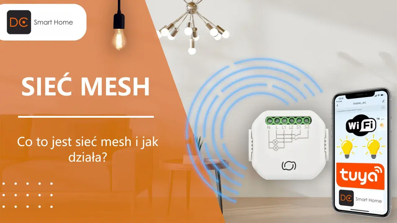 Sieć mesh w inteligentnym domu: moduł sterujący i aplikacja Tuya pokazują, co to jest mesh i jak działa, zapewniając stabilne połączenie.