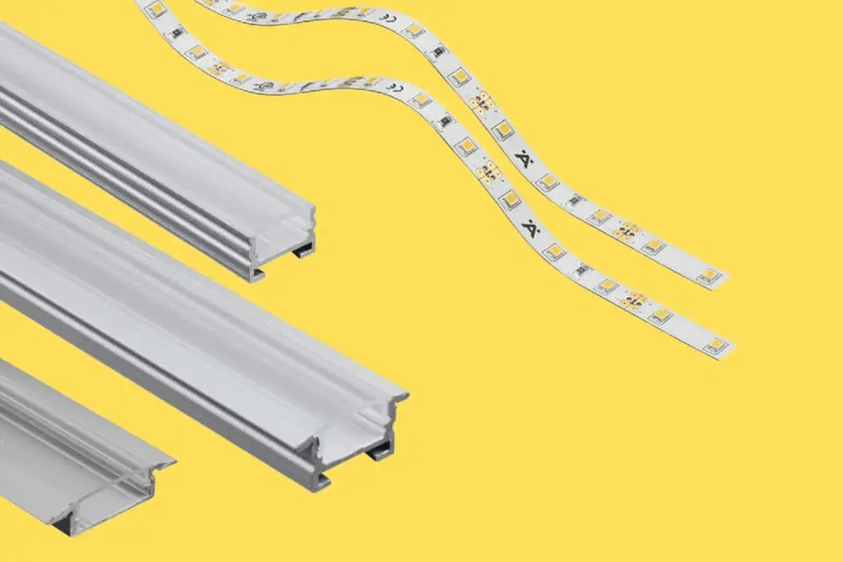 Perfiles de aluminio para barras led techo, listos para iluminar tus espacios.