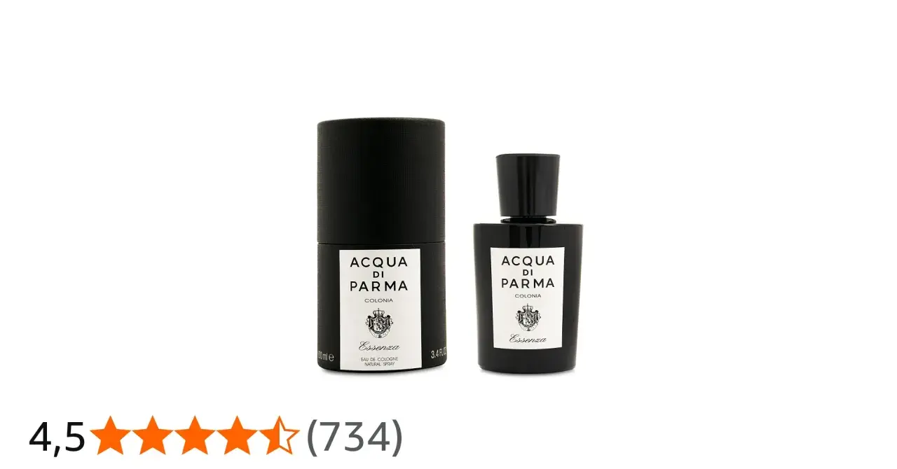 Elegancka czarna butelka i opakowanie Acqua di Parma Colonia Essenza.