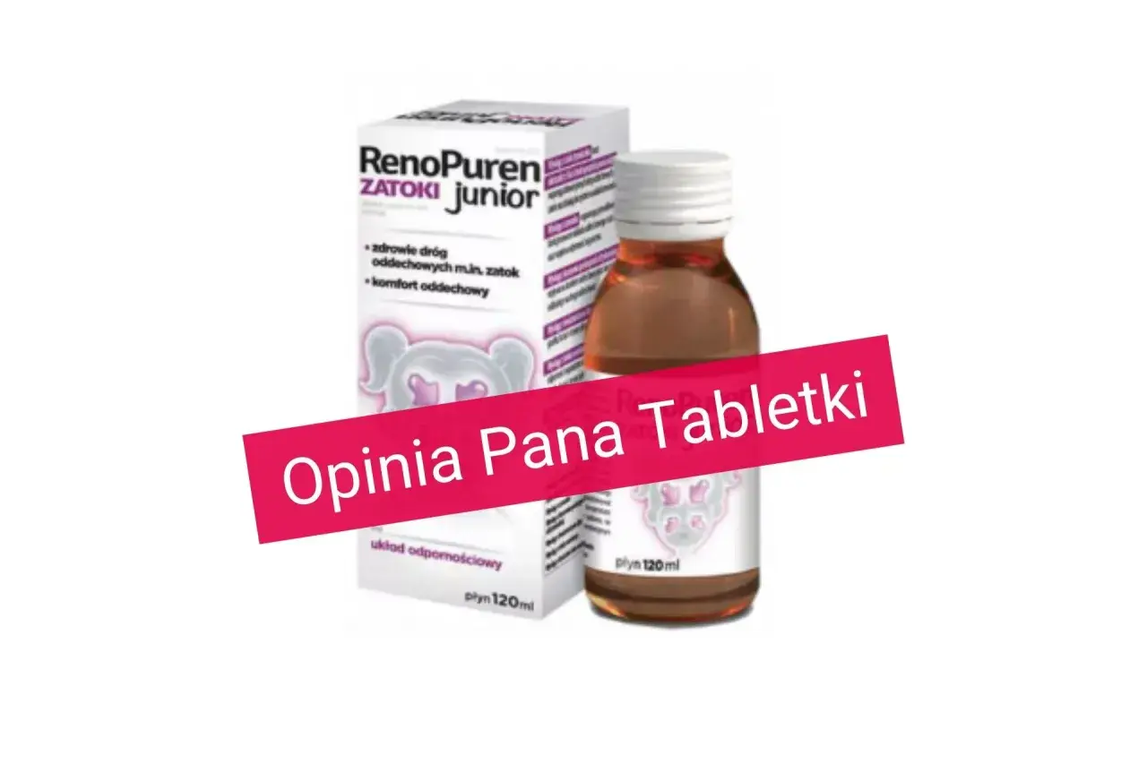 RenoPuren Zatoki Junior - płyn na zatoki i drogi oddechowe. Opinia Pana Tabletki.