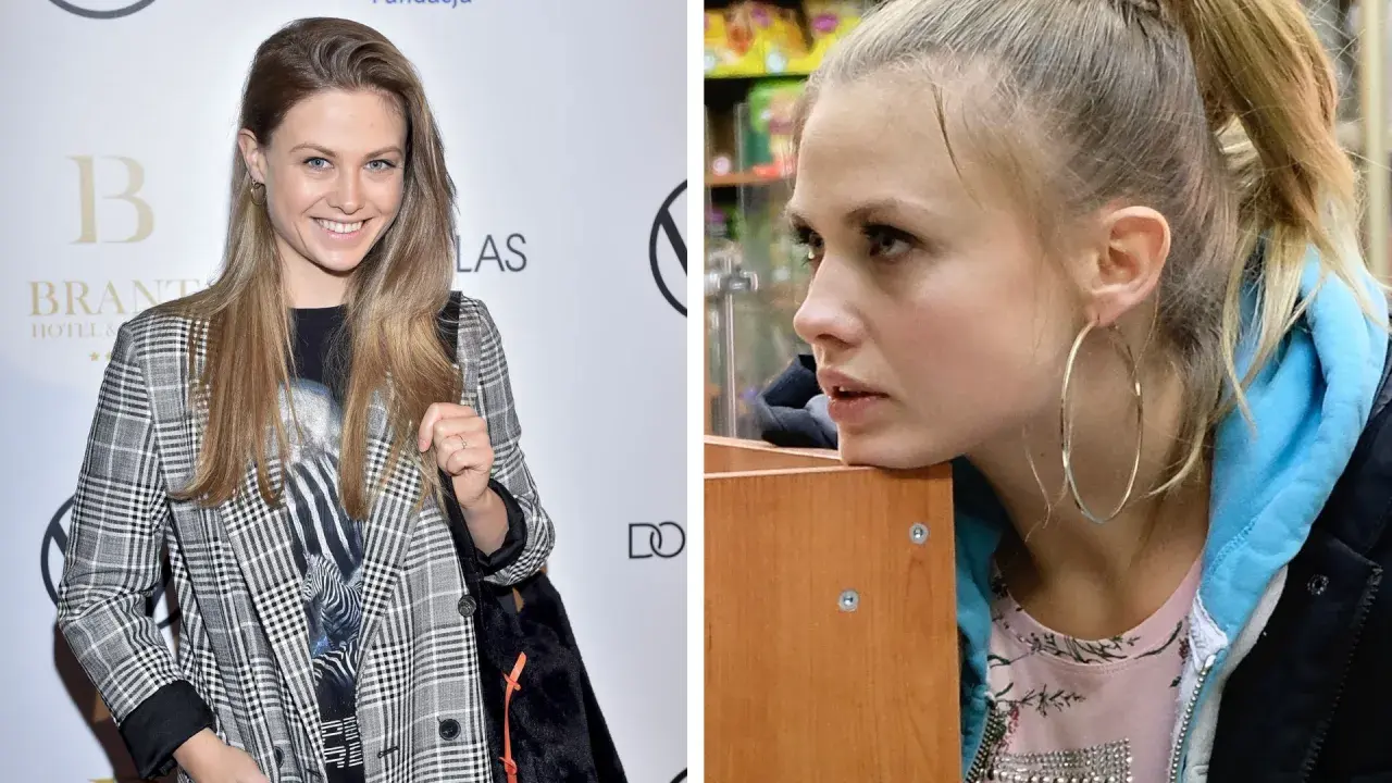Anna Karczmarczyk w stylizacji na premierę. Aktorka znana z filmów i seriali, w tym "Na dobre i na złe".