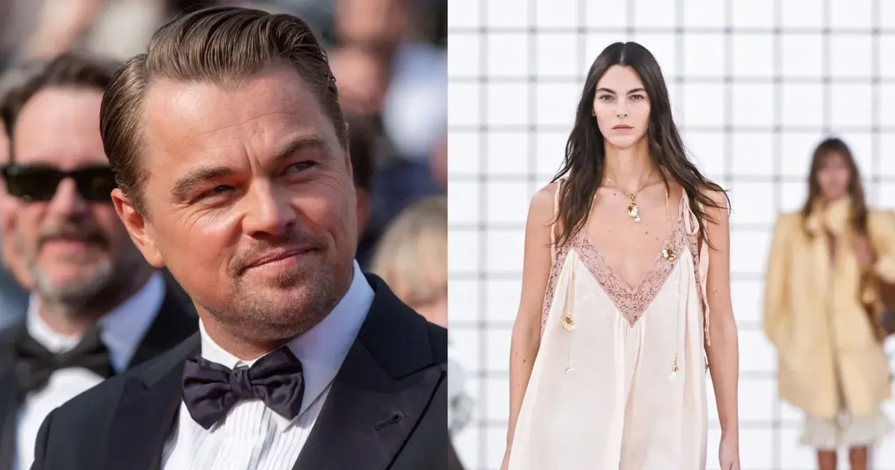 Leonardo DiCaprio w garniturze obok modelki w zwiewnej sukience. Czy to jego przyszła żona?