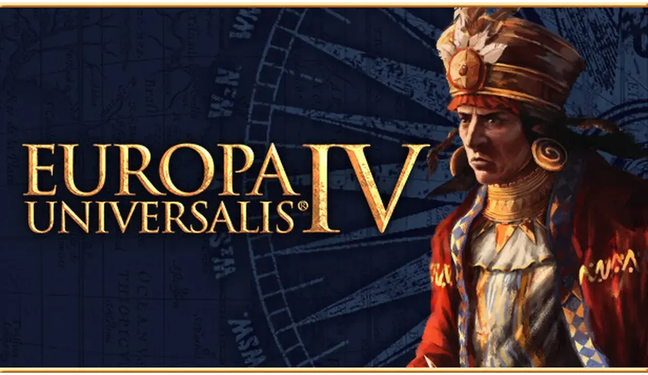 Europa Universalis IV. Postać w stroju rdzennego Amerykanina na tle mapy świata. Szukasz kodów do gry?