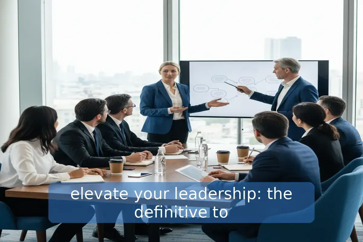 Business professionals in a meeting, presenting a flowchart. This scene illustrates the journey towards a ba in organizational leadership.