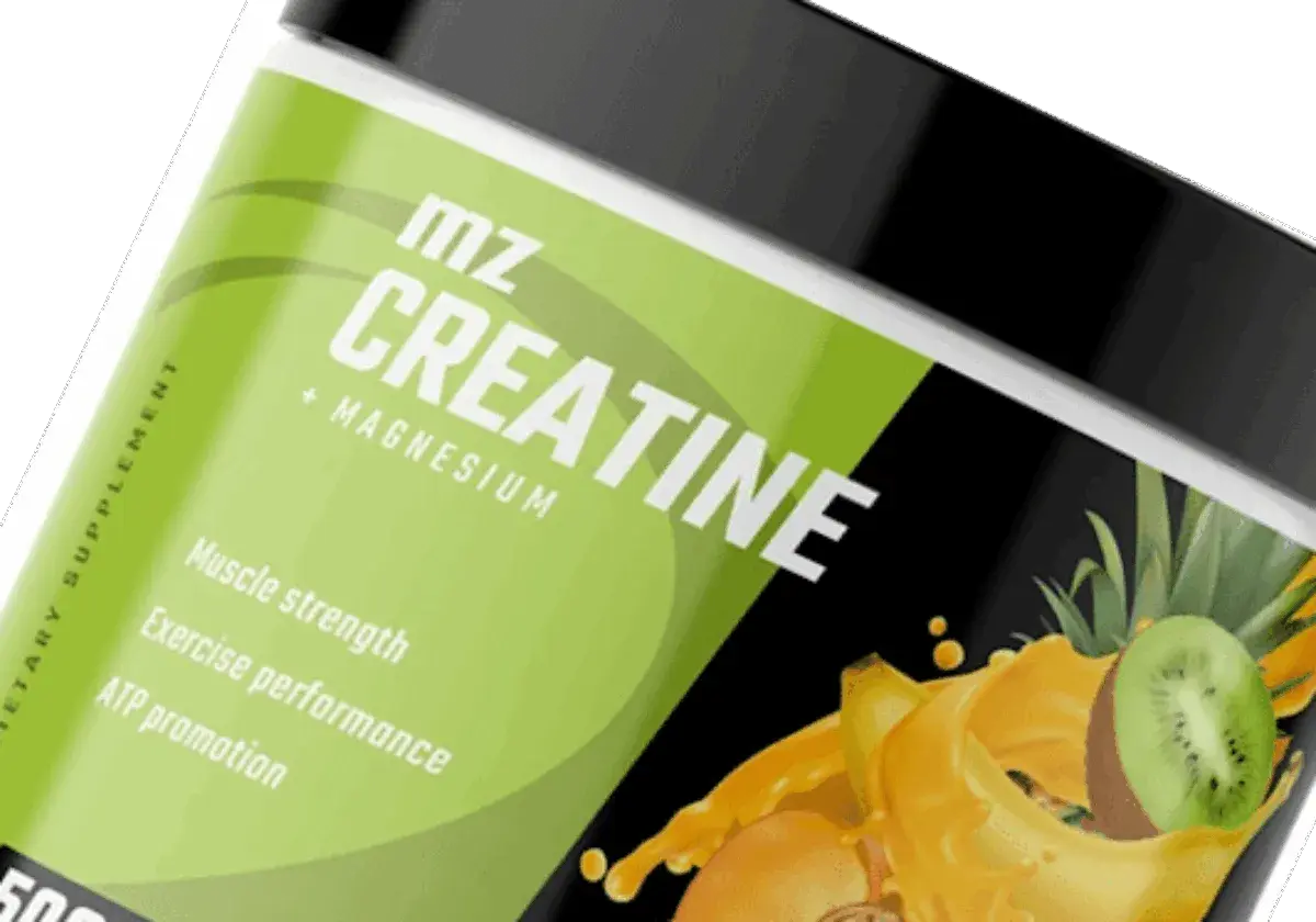 Suplement diety MZ CREATINE + MAGNESIUM. Wspiera siłę mięśni, wydajność ćwiczeń i produkcję ATP. Dowiedz się, kreatyna co to jest i jak działa!