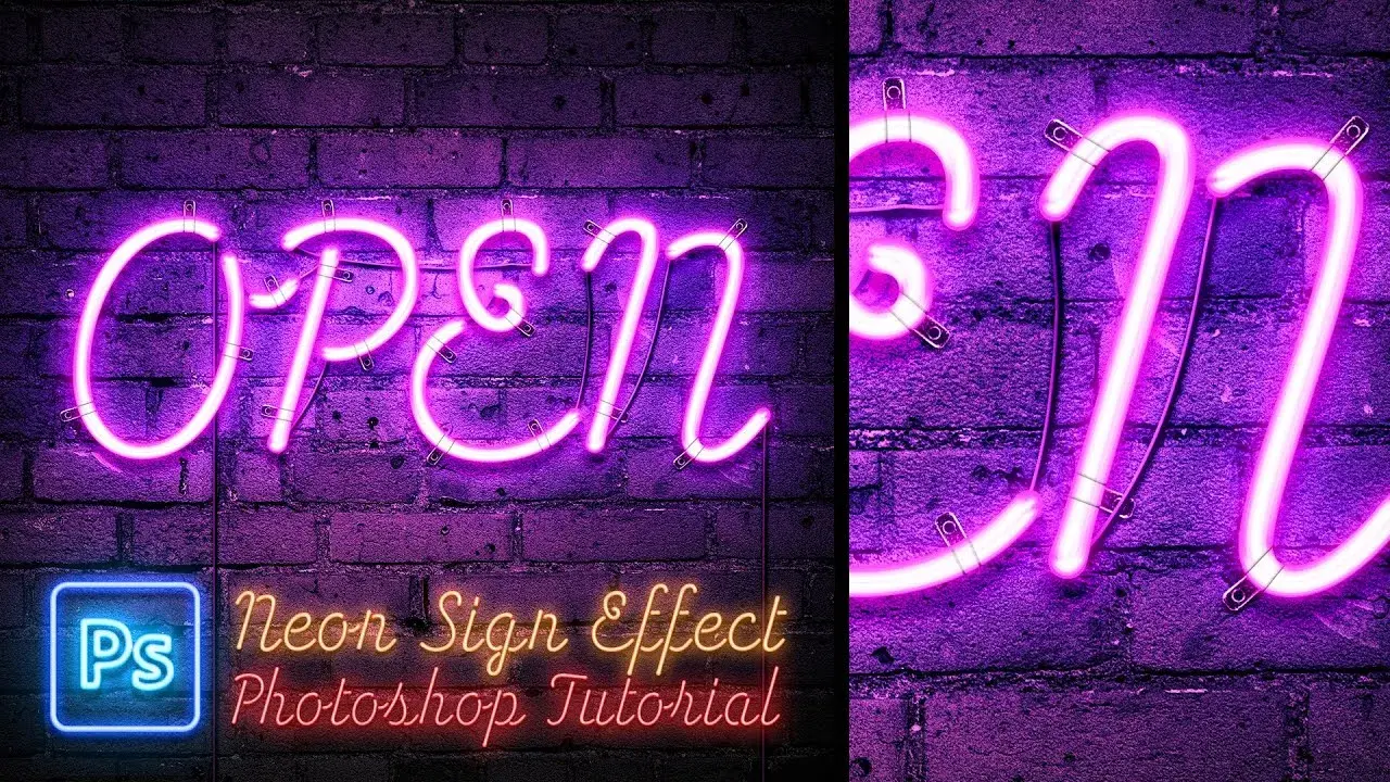 Photoshop: Efekt neonu krok po kroku stwórz blask jak prawdziwy!