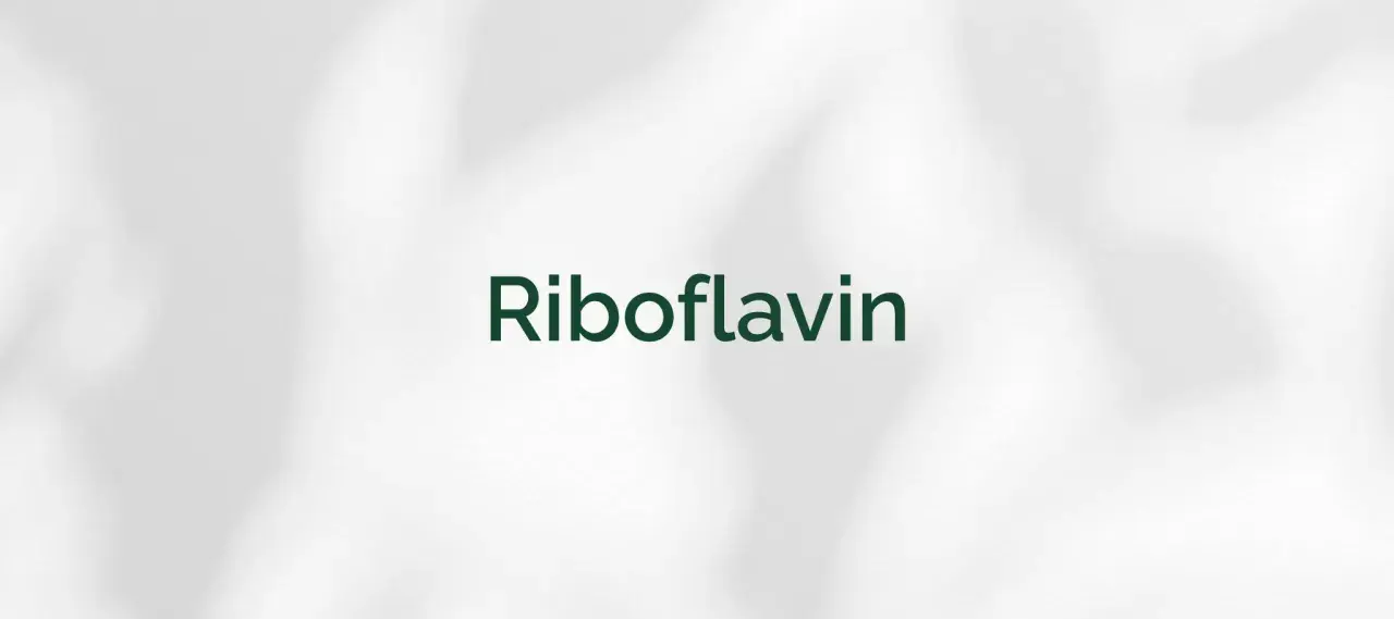 Riboflavin, auch bekannt als Vitamin B2, spielt eine wichtige Rolle bei der körpereigenen Entgiftung und unterstützt Stoffwechselprozesse.