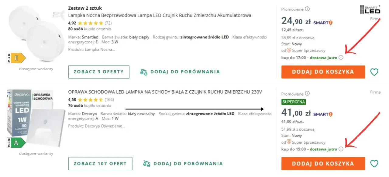 Ile idzie paczka z Temu do Polski? Zobacz, jak szybko dostaniesz lampkę nocną lub schodową LED. Dostawa jutro!