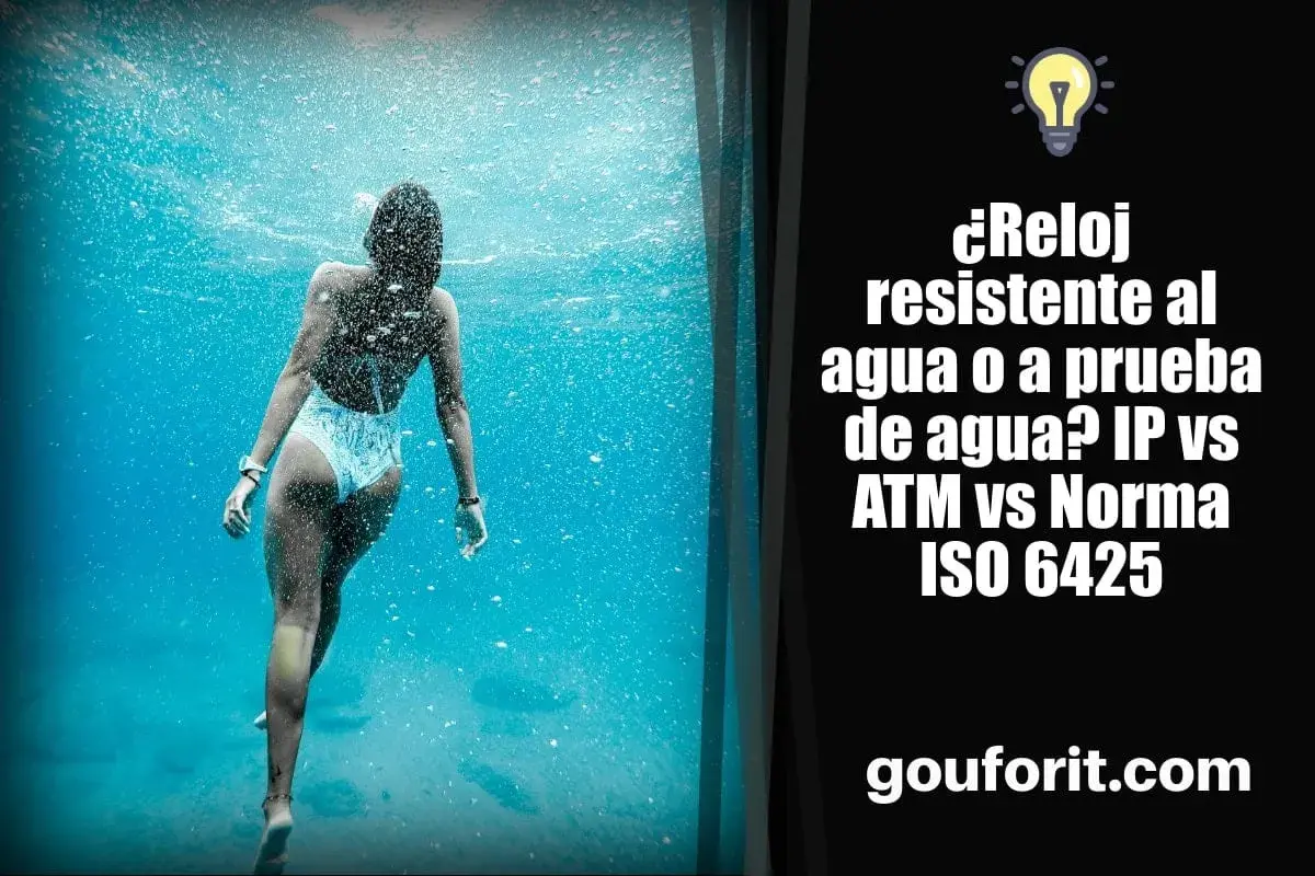 Mujer nadando bajo el agua. Descubre si tu reloj de 5 atm es apto para bucear.