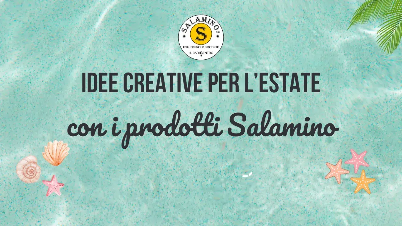 Idee creative per l'estate con i prodotti Salamino, perfetti per ogni occasione, come diversi tipi di colla che uniscono.