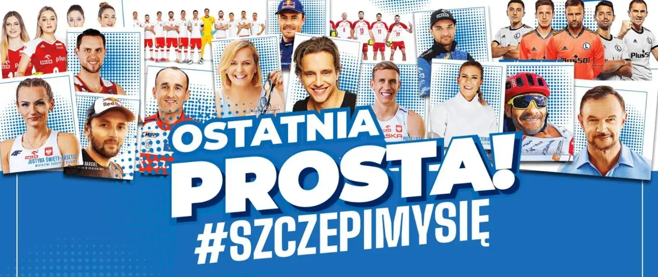 Znani sportowcy i celebryci zachęcają do szczepienia covid. #szczepimysię dla zdrowia!