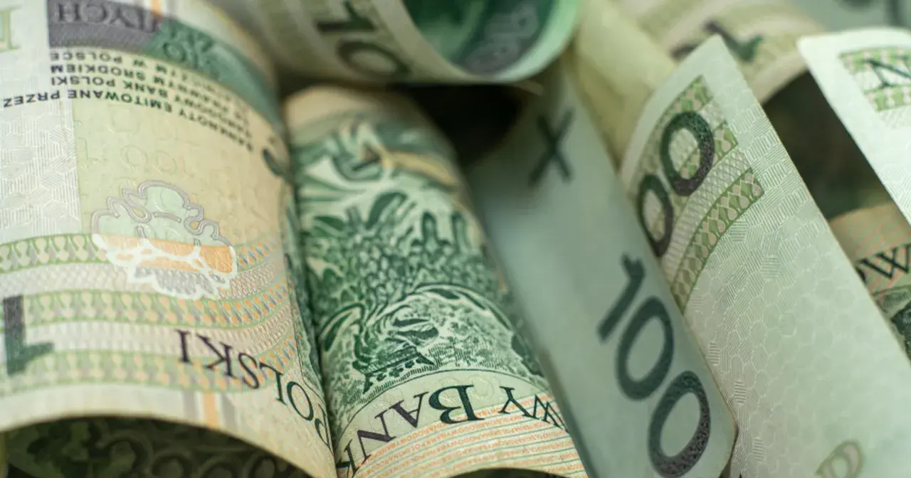 Zwijane banknoty 100 zł. Zastanawiasz się, ile wynosi najniższa krajowa?