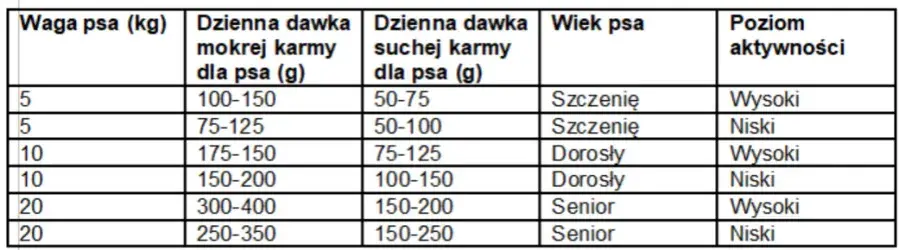 Ile mokrej karmy dla psa? Klucz do zdrowia i idealnej wagi!