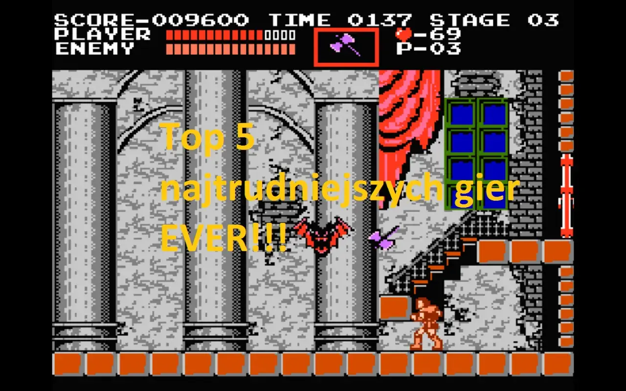 Top 5 najtrudniejszych gier EVER!!! W tej grze czeka na Ciebie mnóstwo wyzwań.