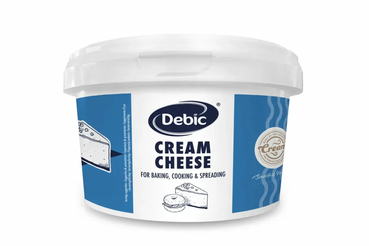 Serek śmietankowy Debic Cream Cheese do ciast, idealny do pieczenia, gotowania i smarowania.