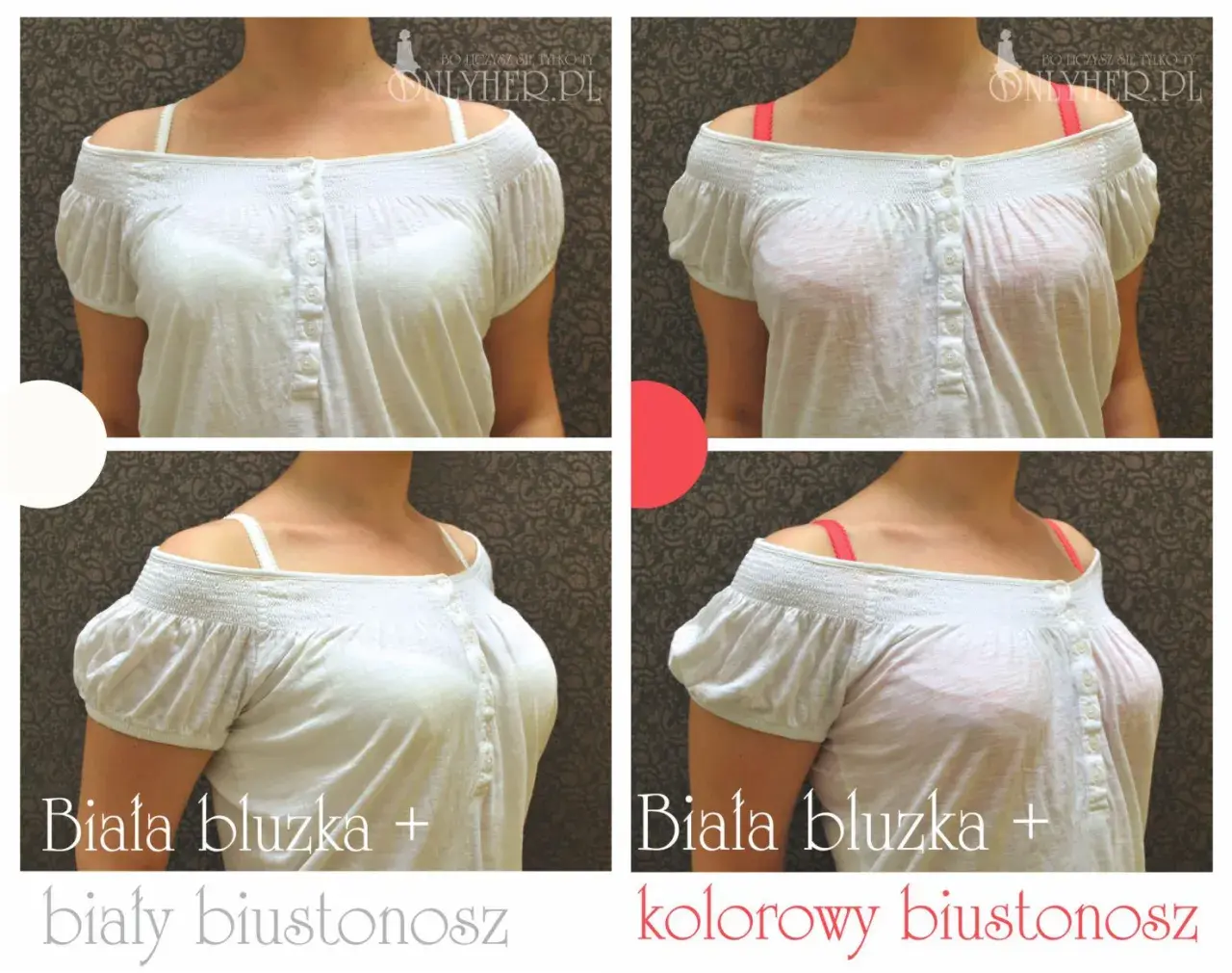 Niewidoczny biustonosz pod białą bluzką: jaki wybrać?