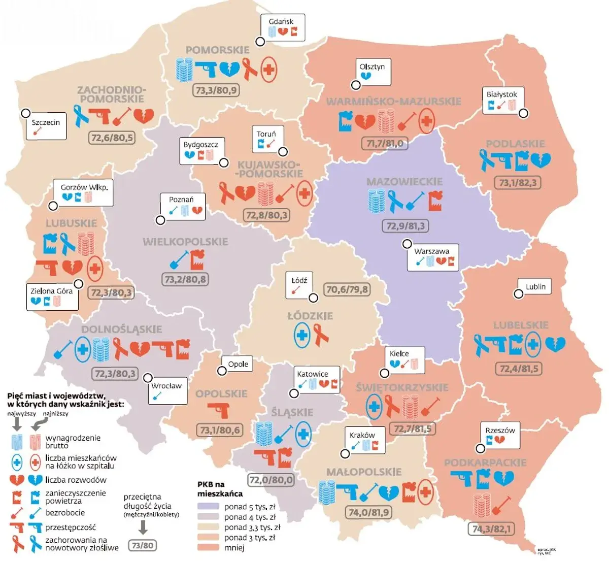 Najwyższa jakość życia: Gdzie szukać szczęścia i dobrobytu?
