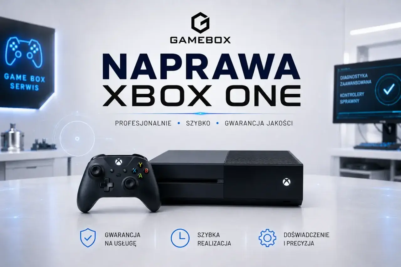 Profesjonalna naprawa Xbox One w Game Box. Szybko, sprawnie i z gwarancją jakości. Twoja konsola znów będzie działać jak nowa!