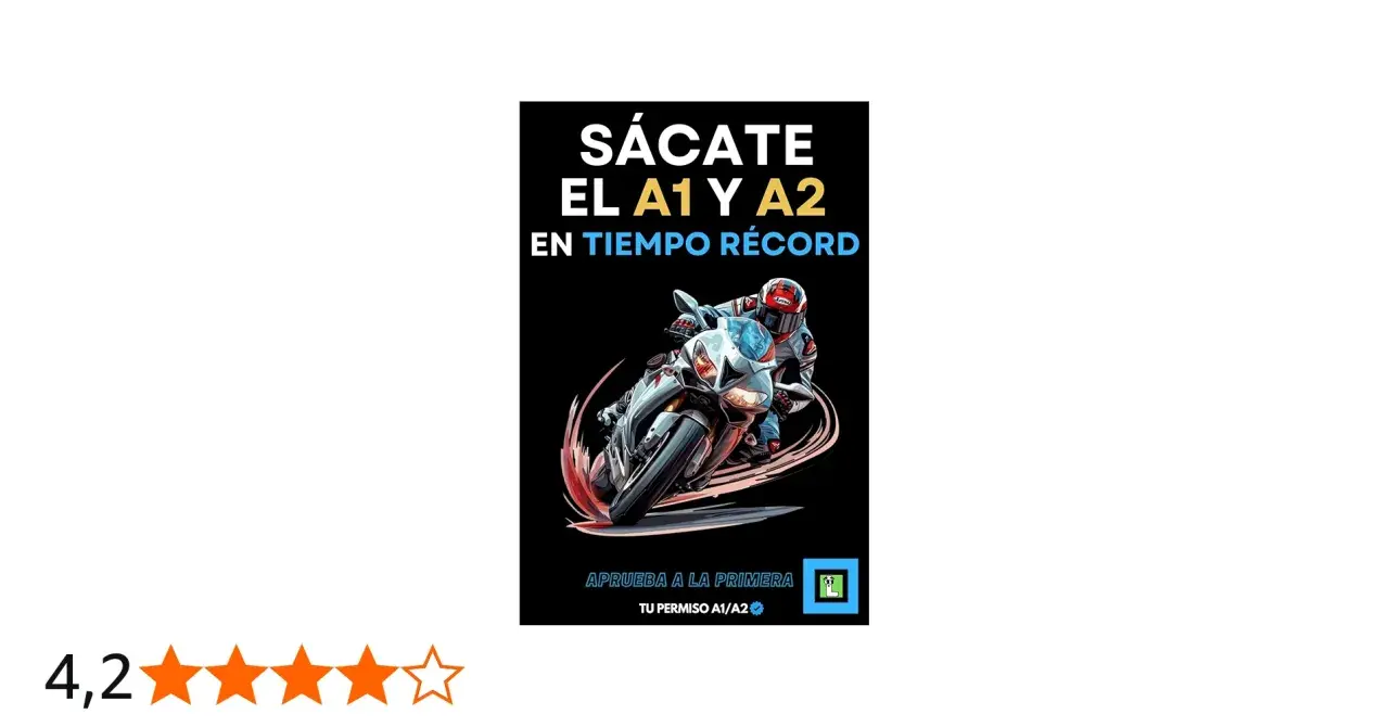 Conduce tu primera moto A1/A2. Obtén tu carnet rápido y aprueba a la primera. ¡La libertad te espera!