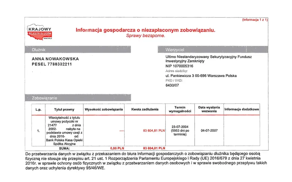 Jak wpisać dłużnika do KRD i uniknąć błędów w procesie