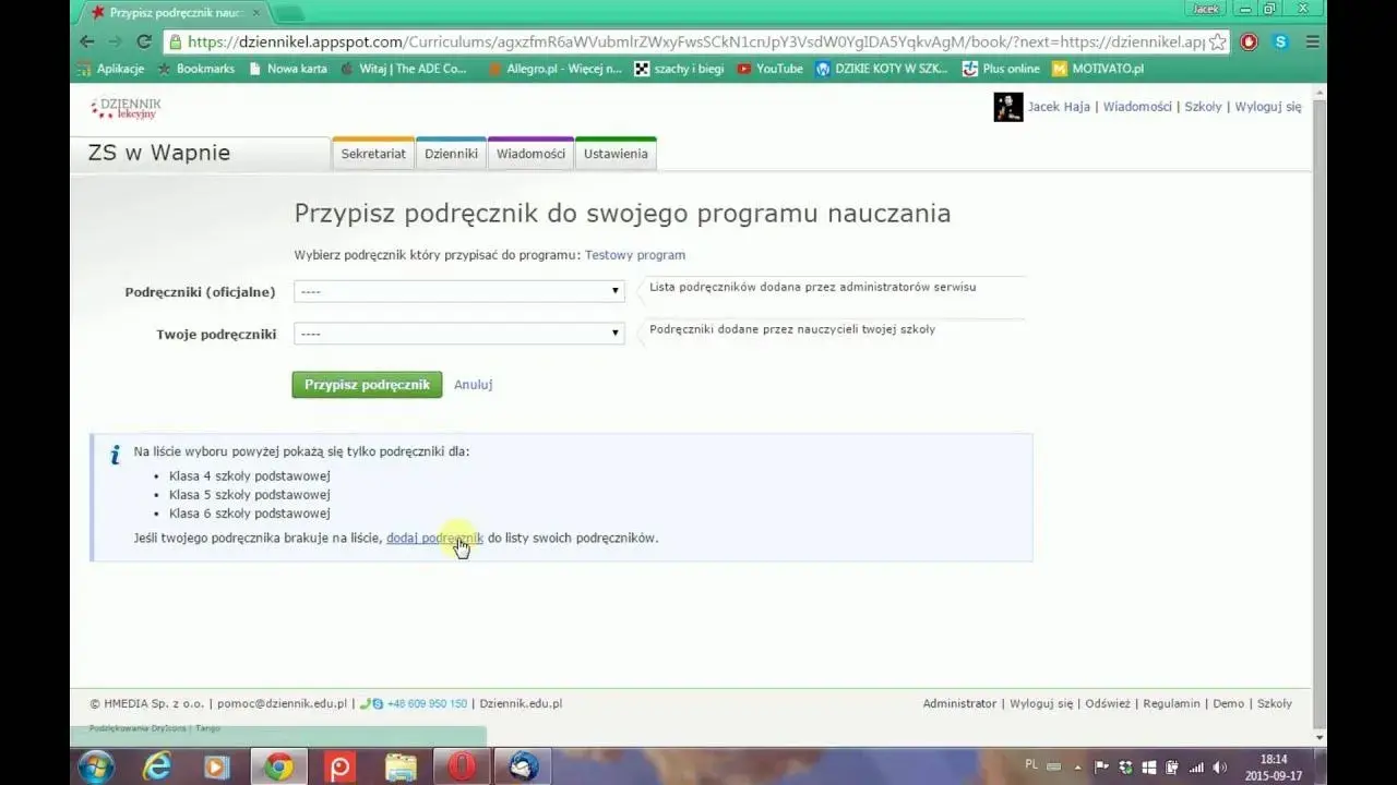 Jak dodać program nauczania w Vulcanie - uniknij najczęstszych błędów
