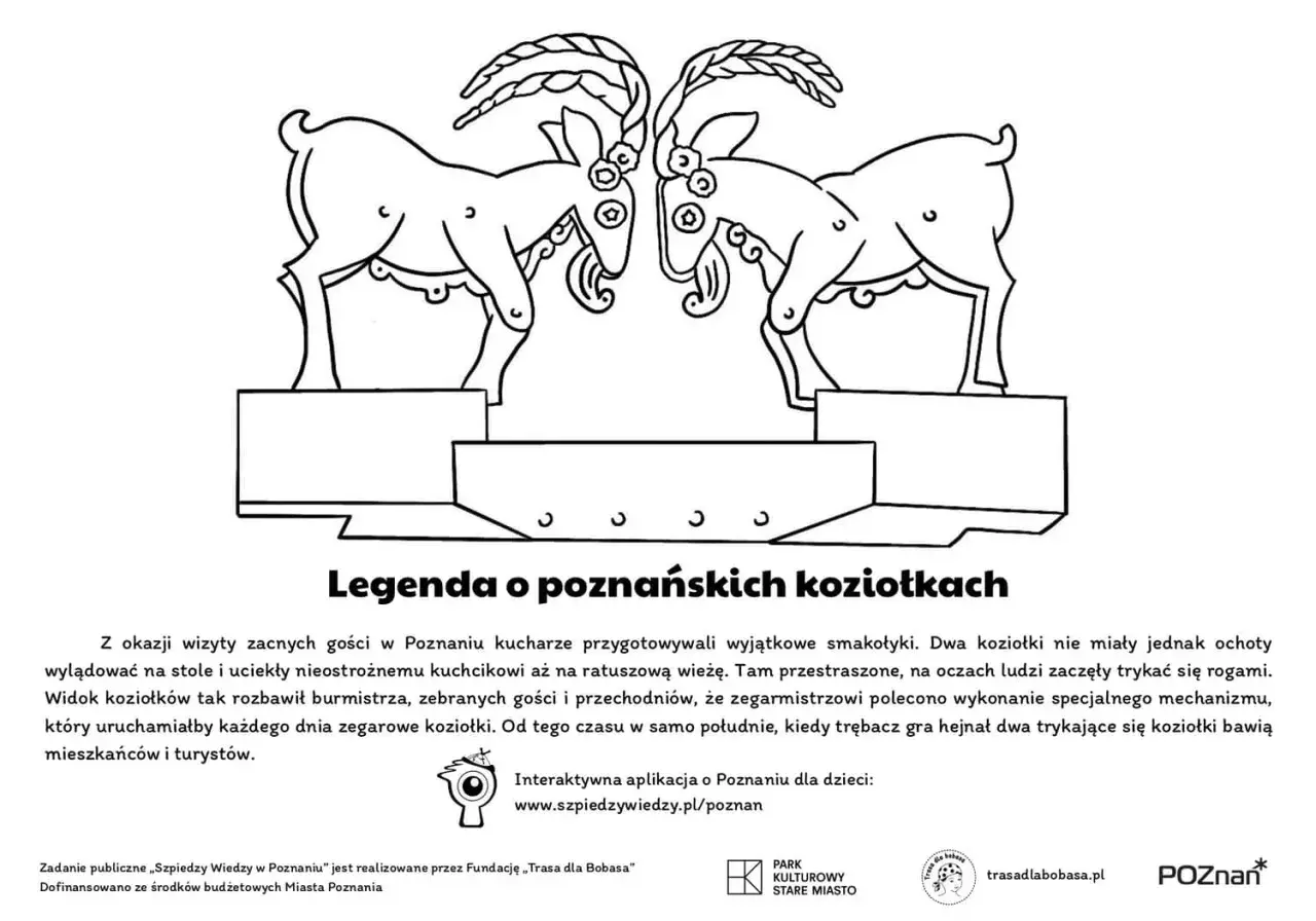 Legenda o poznańskich koziołkach: dwa trykające się koziołki na ratuszu bawią mieszkańców i turystów. Opowieść o tym, jak powstał ten mechanizm, to jedna z legend wielkopolskich.