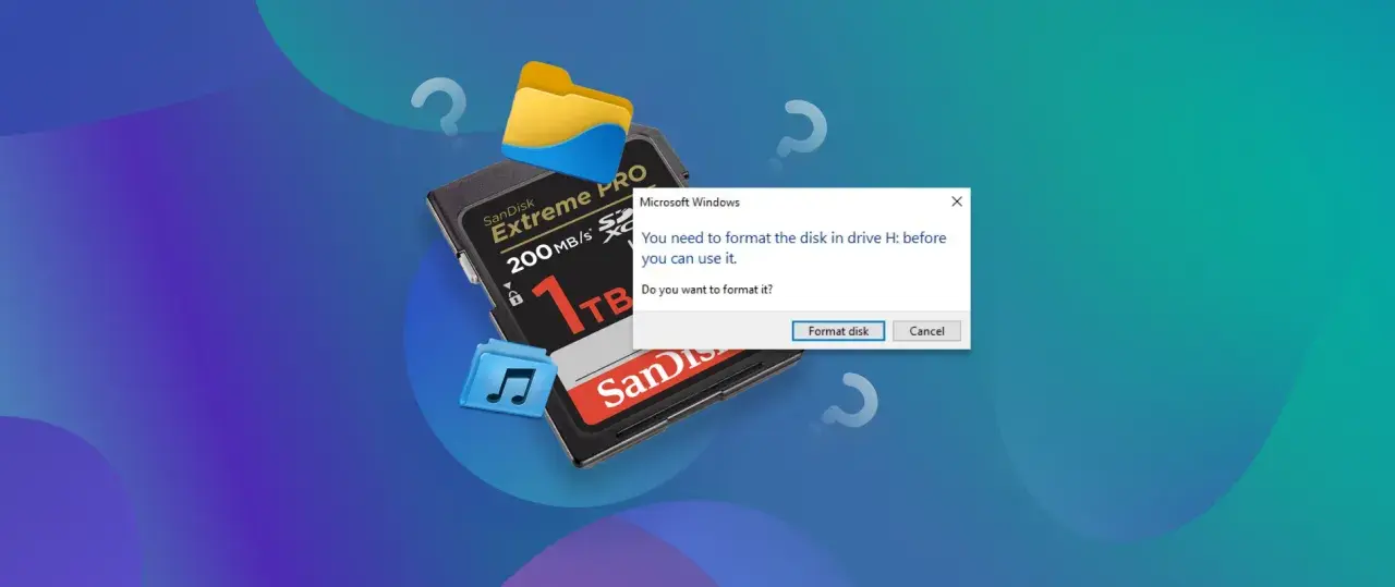 SD-Karte wird nicht mehr erkannt Samsung? Windows fragt nach Formatierung. Datenverlust droht.