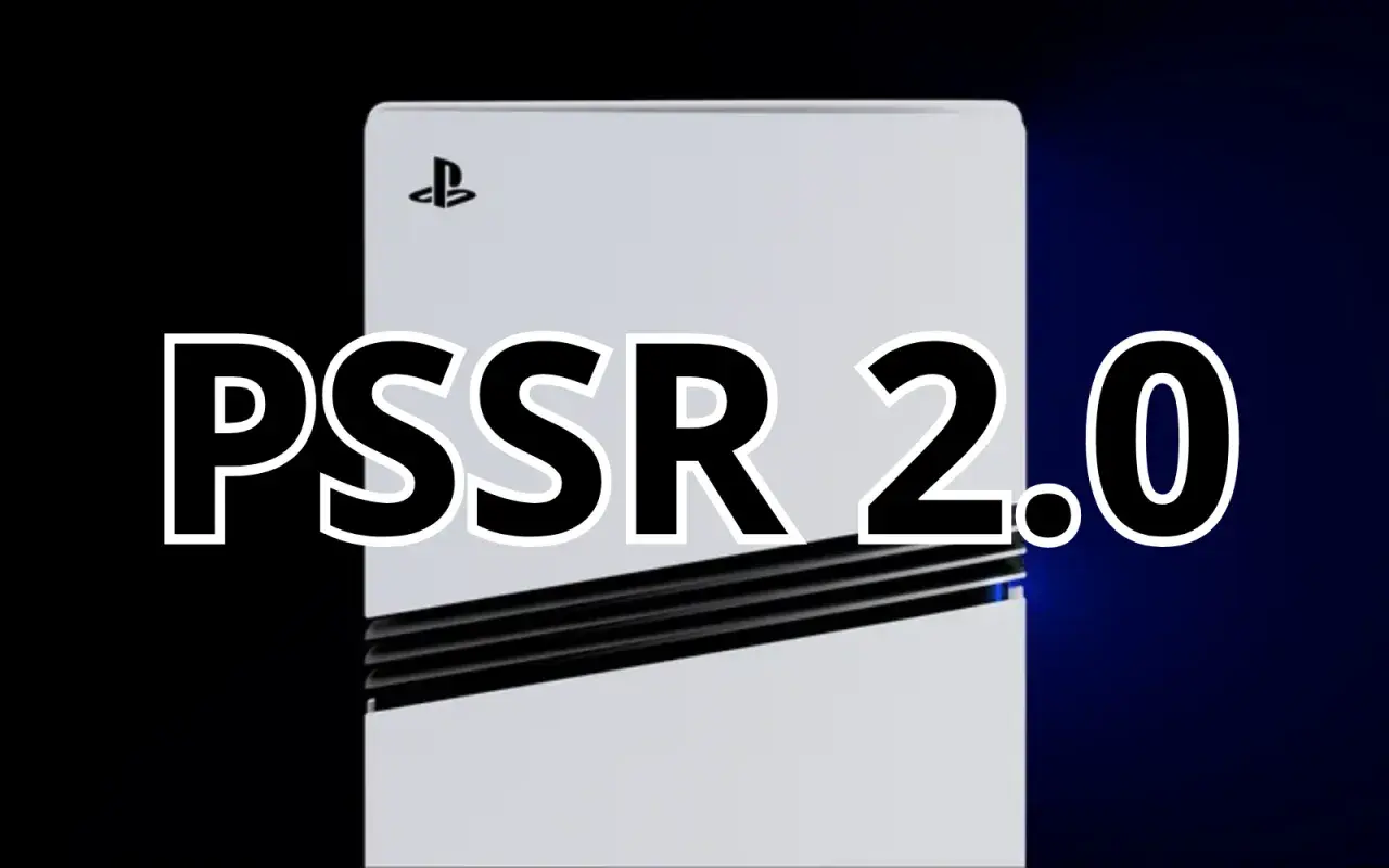 Biała konsola PlayStation z napisem PSSR 2.0.