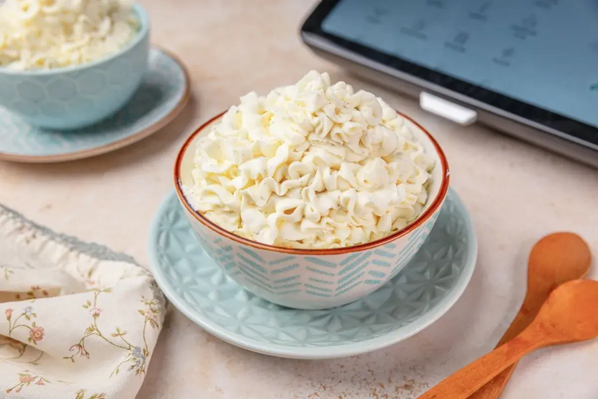 Nata montada perfecta con Thermomix, lista para disfrutar.