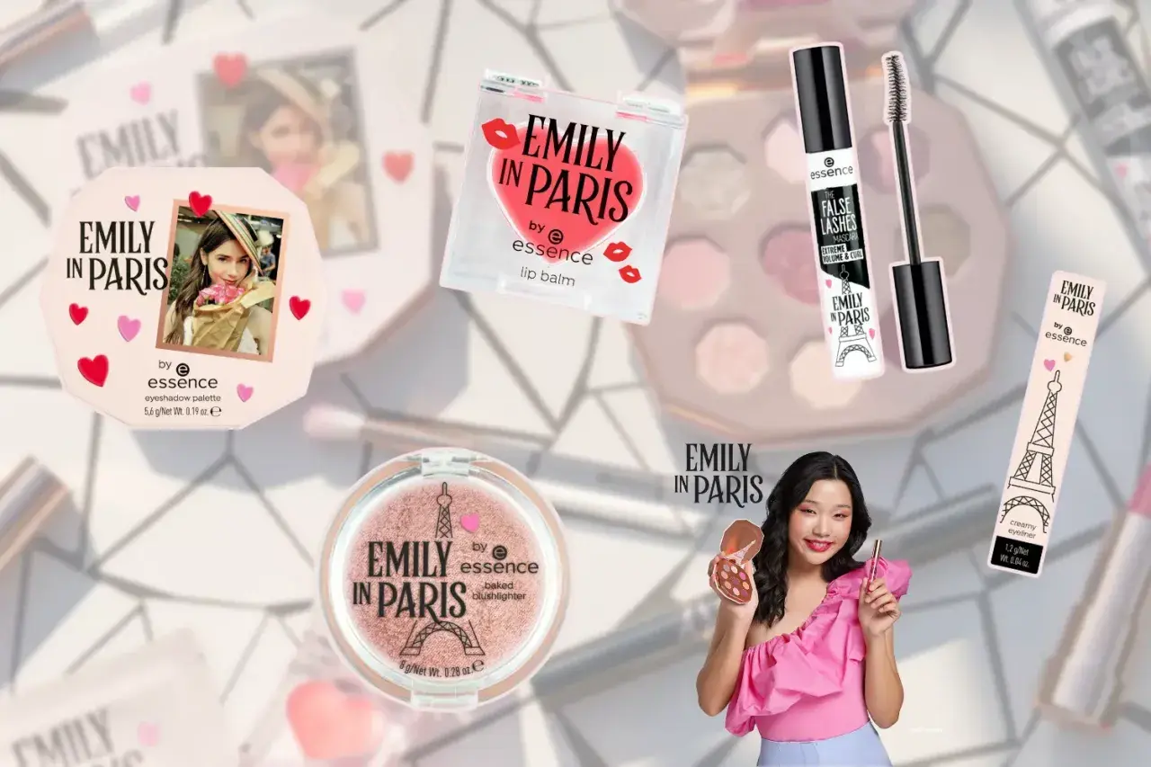 Kolekcja kosmetyków "Emily in Paris" od essence. Zobacz, essence co to za firma, tworząca tę uroczą linię z motywem Paryża i serialu.