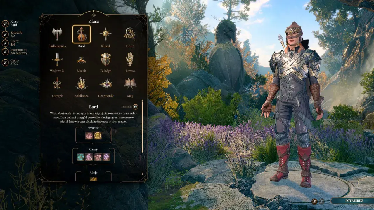 Wybór klasy w Baldur's Gate 3: Bard, mistrz pieśni i magii, to najlepsza klasa dla tych, którzy cenią wszechstronność i charyzmę.