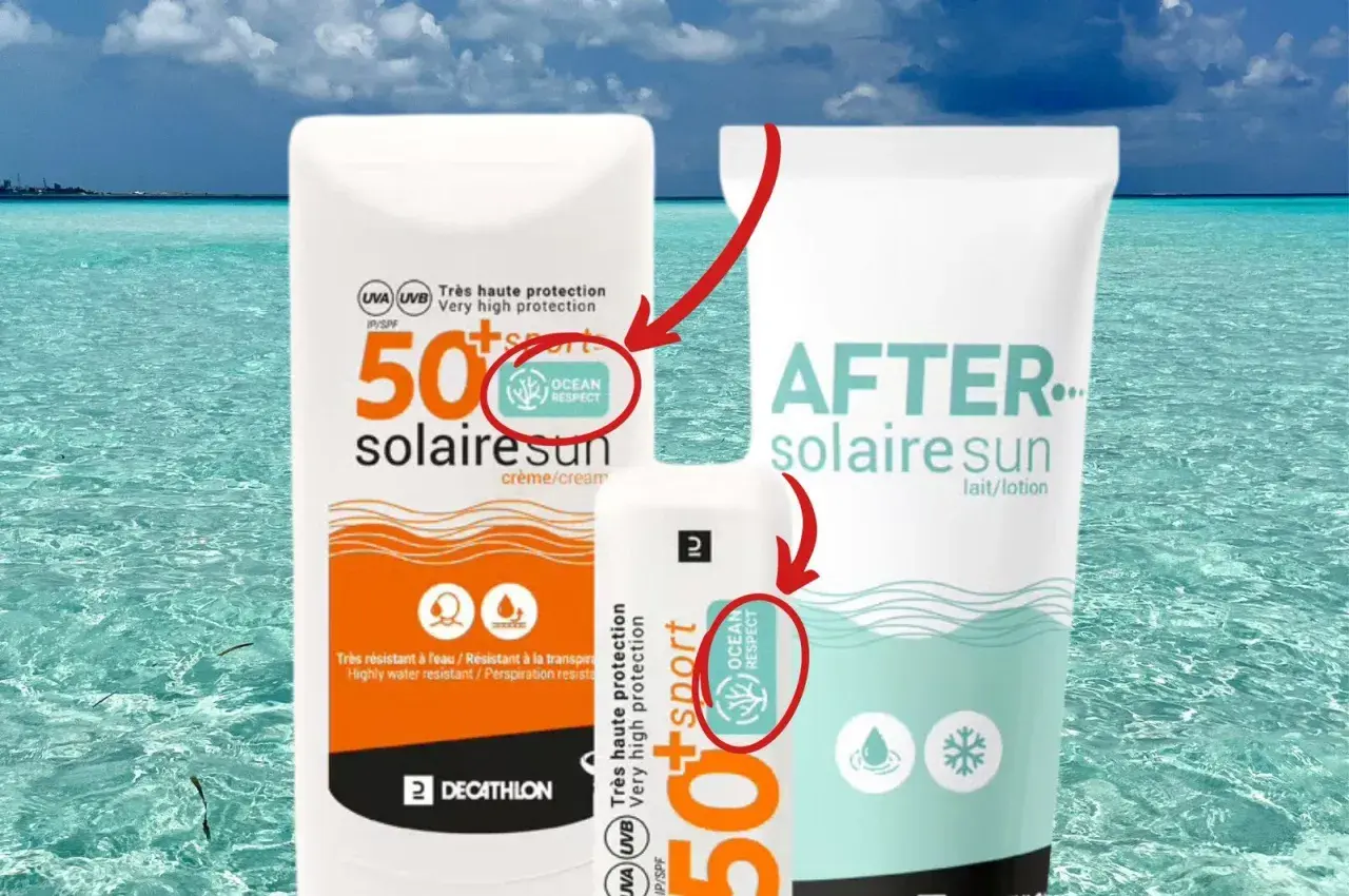Co zabrać na Malediwy? Kremy z filtrem SPF 50+ z oznaczeniem "Ocean Respect" to dobry wybór dla wrażliwego środowiska.