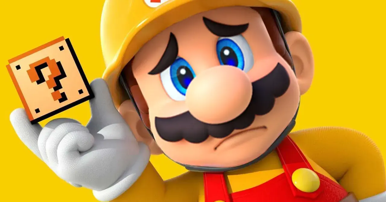 Mario w żółtym kasku i czerwonym ogrodniczkach trzyma znak zapytania. Czy to zapowiedź gry Super Mario na PC?