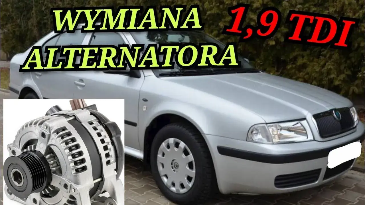 Jak wyciągnąć alternator Skoda Octavia 1.9 TDI bez zbędnych problemów