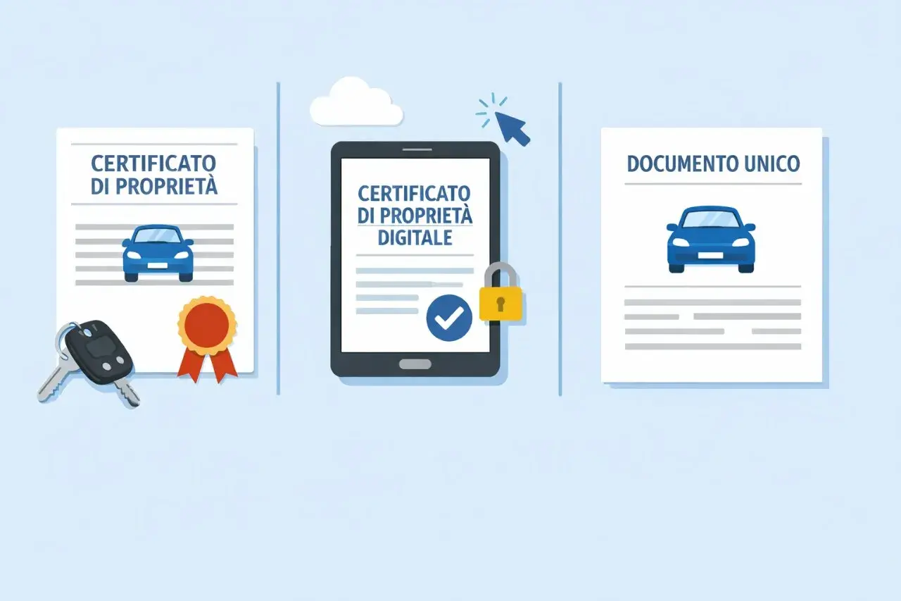 Scopri come scaricare il certificato di proprietà auto digitale. Documenti e chiavi auto in un'unica soluzione sicura.