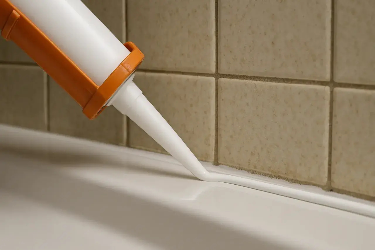 Silikon wird aufgetragen. Frage: wie lange muss silikon trocknen dusche?