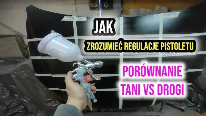 Jak ustawić pistolet do malowania akrylem, aby uniknąć problemów z malowaniem