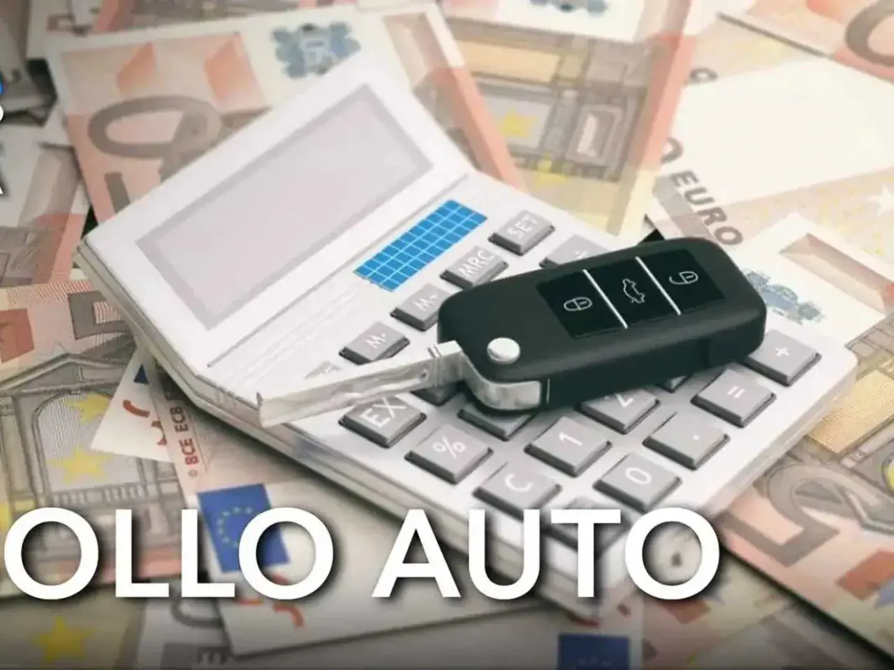 Calcolatrice, chiavi auto e banconote. Scopri quanto paga di bollo un 120 cv.