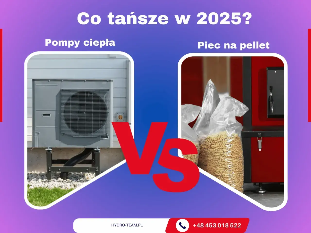 Porównanie: pompa ciepła vs. piec kaflowy na pellet. Które rozwiązanie będzie tańsze w 2025 roku?
