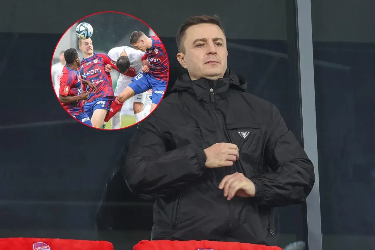 Michał Świerczewski, właściciel klubu, obserwuje zmagania piłkarzy. Jego majątek pozwala na wspieranie sportu.