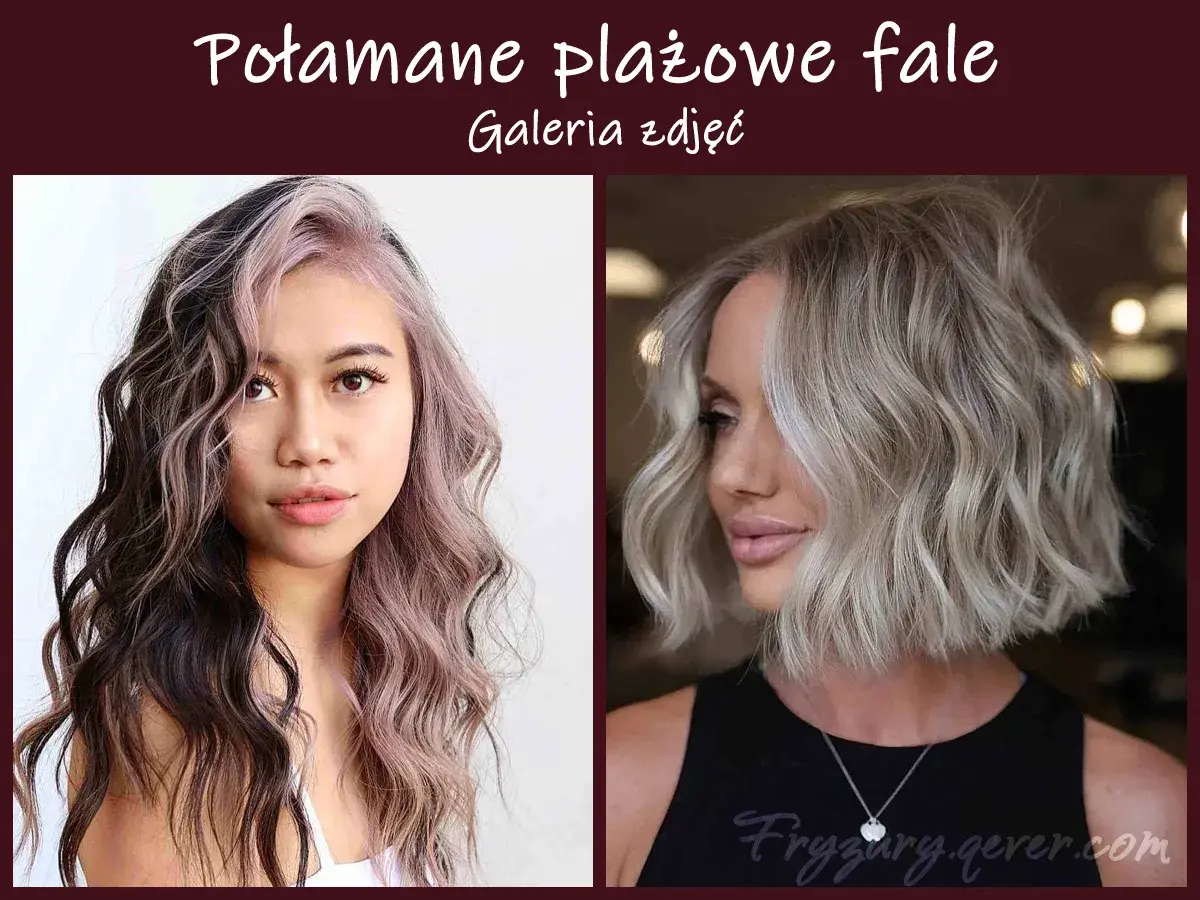 Dwie kobiety z pożądanymi, pożądanymi falami na włosach. Jedna ma długie, dwukolorowe włosy, druga krótkie, blond.