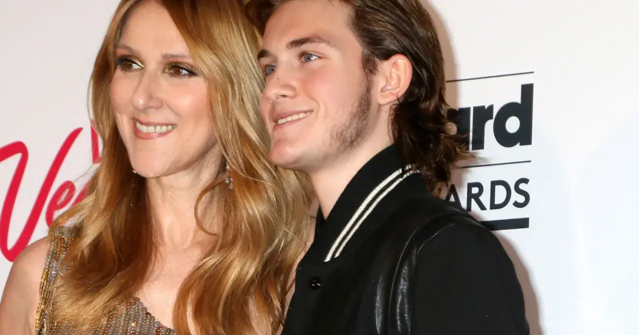 Celine Dion z synem René-Charlesem na gali Billboard Music Awards.