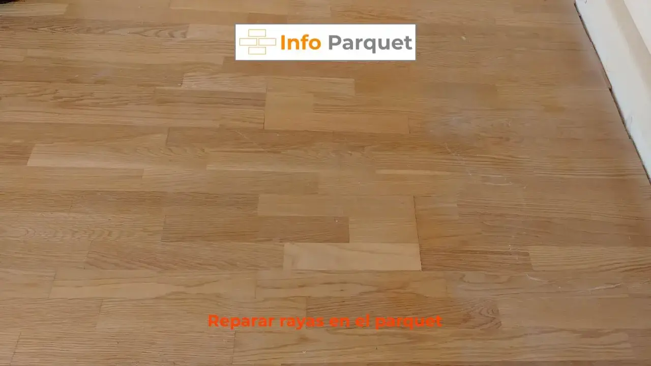 Sugerencias de remedios caseros para reparar parquet rayado.