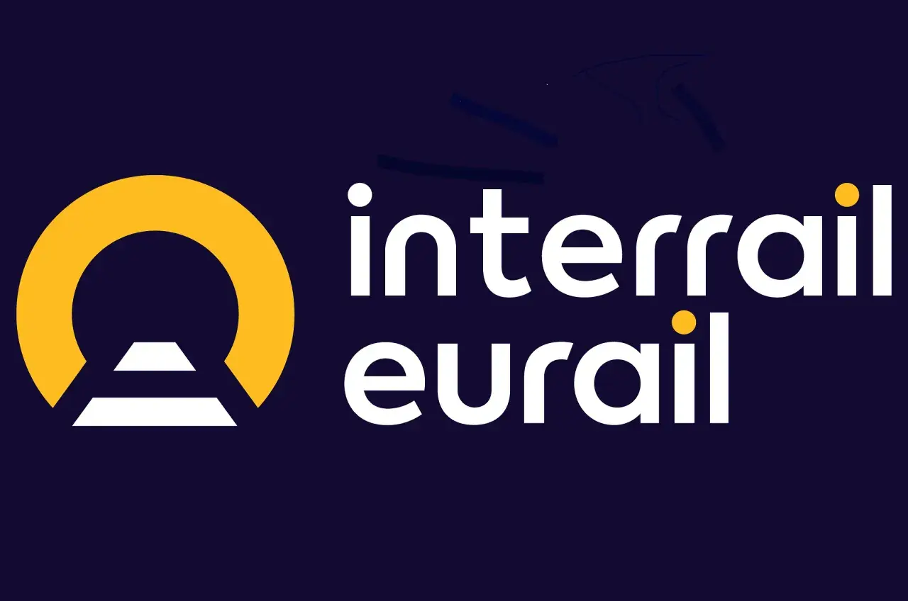 Interrail och Eurail logotyp. Planerar du att tågluffa Europa? Pris och information finns här.