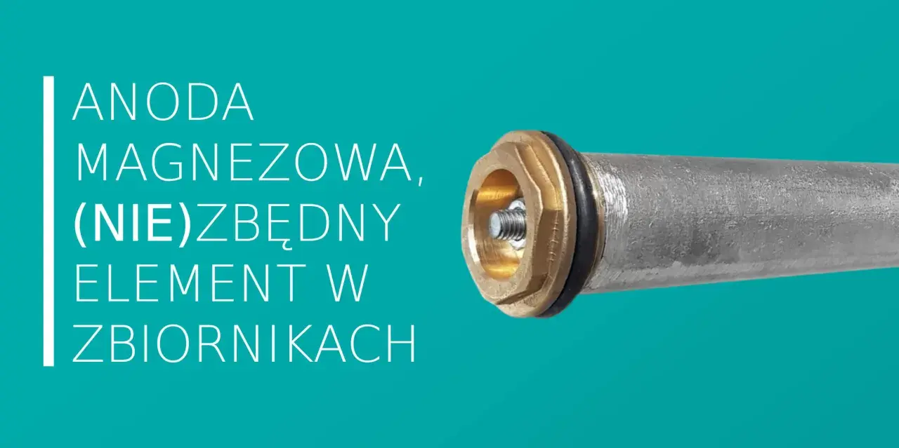 Anoda magnezowa, element w bojlerze. Bez niej ciepła woda śmierdzi szambem.