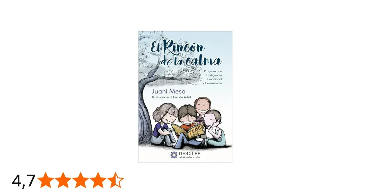 Ilustración de niños leyendo en "El Rincón de la Calma", un programa de inteligencia emocional y convivencia.
