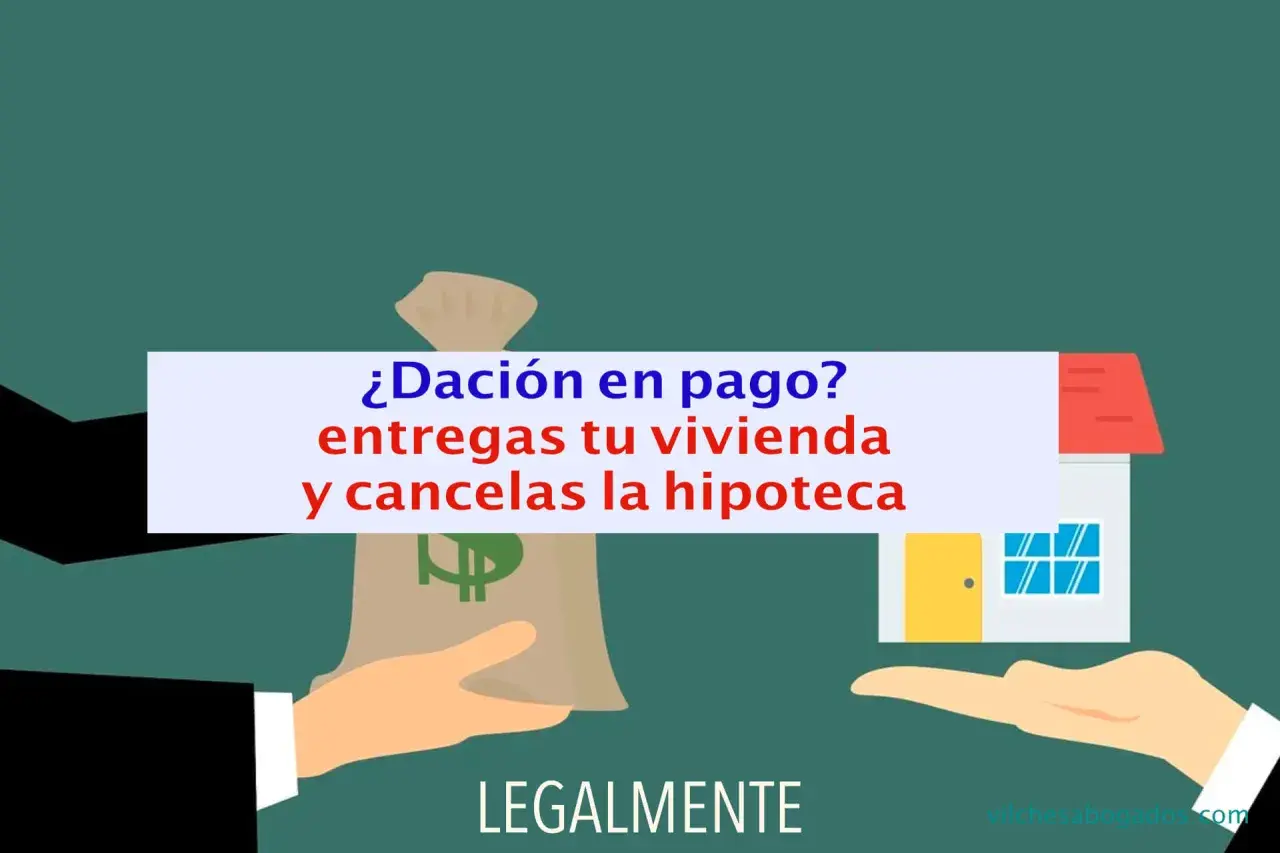 ¿Dación en pago en España? Entregas tu vivienda y cancelas la hipoteca. Manos intercambian bolsa de dinero por casa.